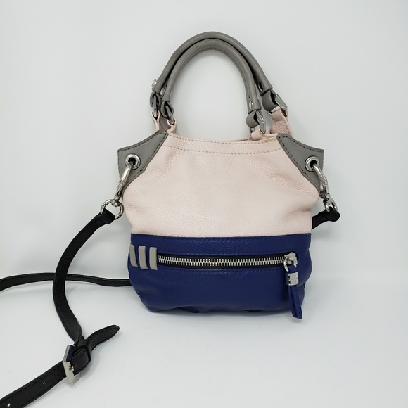 orYANY Handbags - OrYANY pink navy colorblock crossbody bag